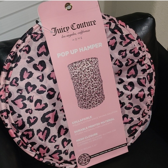 Juicy Couture Pink and Black Leopard Hamper - Picture 3 of 6